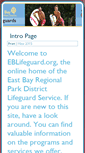 Mobile Screenshot of eblifeguard.org